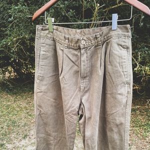 Duck Head Double Pleated Olive Chinos
